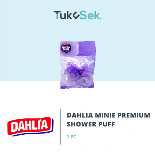 DAHLIA Minie Premium Shower Puff