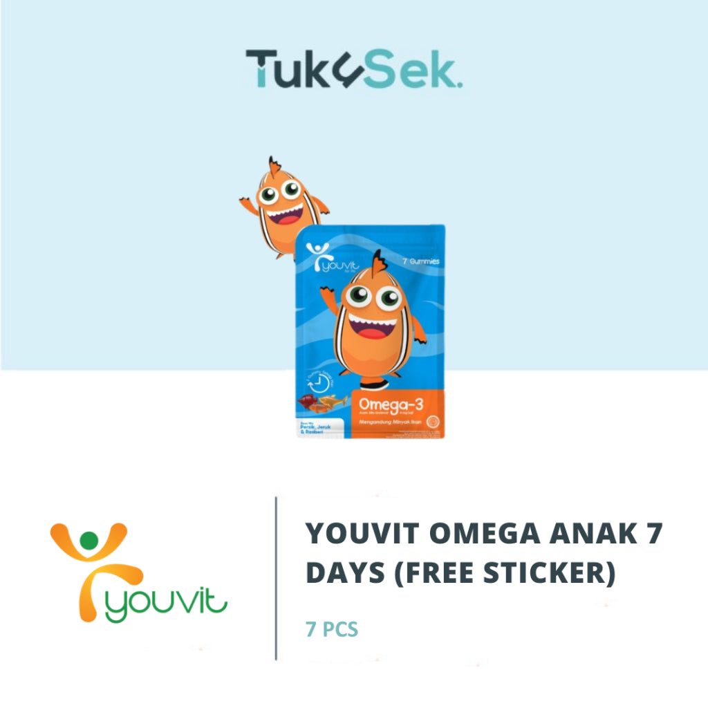 YOUVIT Omega Anak 7 Days (Free Sticker)