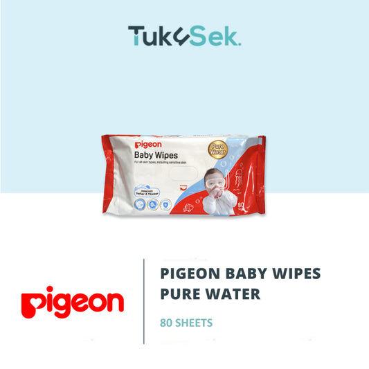 B1G1 PIGEON BABY WIPES PURE WATER 80 Sheets