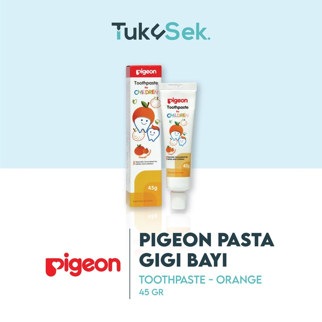 PIGEON Toothpaste 45Gr / Pasta Gigi Bayi | Oral Care Bayi | Halal