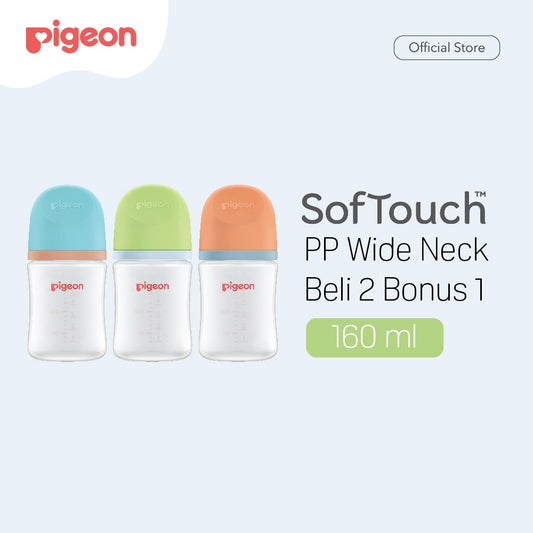 PIGEON Paket B2G1 Botol BPP Wide Neck w/Softouch Nipple