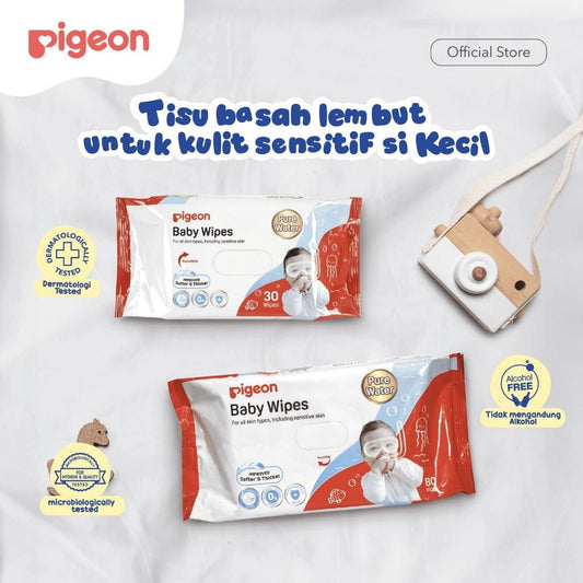 Pigeon Paket Buy 2 Wipes Pure Water Free 1 Wipes Sakura 50's