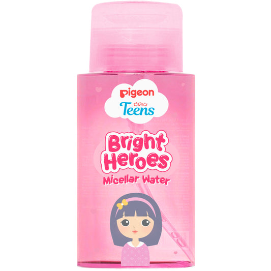 PIGEON TEENS BRIGHT HEROES MICELLAR WATER 100 ML| Micellar Water Pembersih Wajah Double Cleansing|Skincare Infused