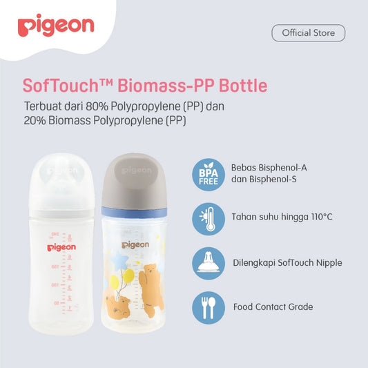 Pigeon Paket Botol 240Ml Gratis Minilight Pacifier