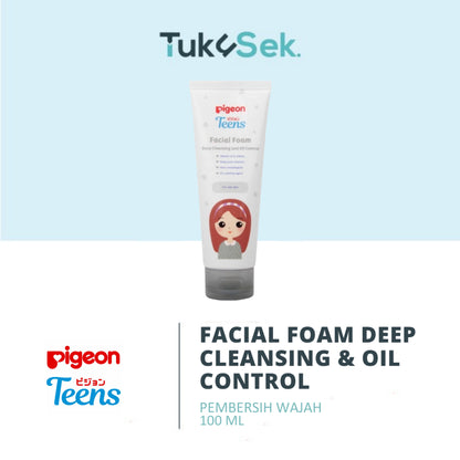PIGEON TEENS Facial Foam Deep Cleansing & Oil Control 100 ml