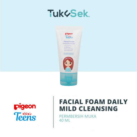 PIGEON TEENS Facial Foam Daily Mild Cleansing 40 ml