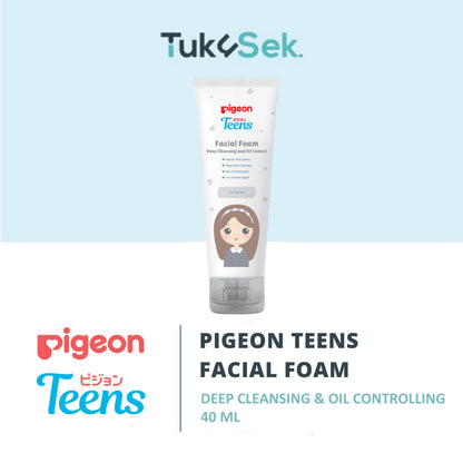 Pigeon Teens Facial Foam Deep Cleansing & Oil Controlling 40 ml
