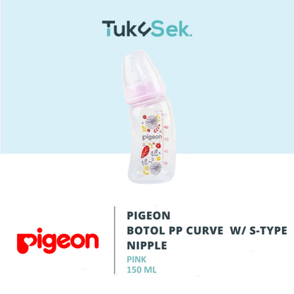 Pigeon Botol PP Curve 150ml with S-Type Nipple
