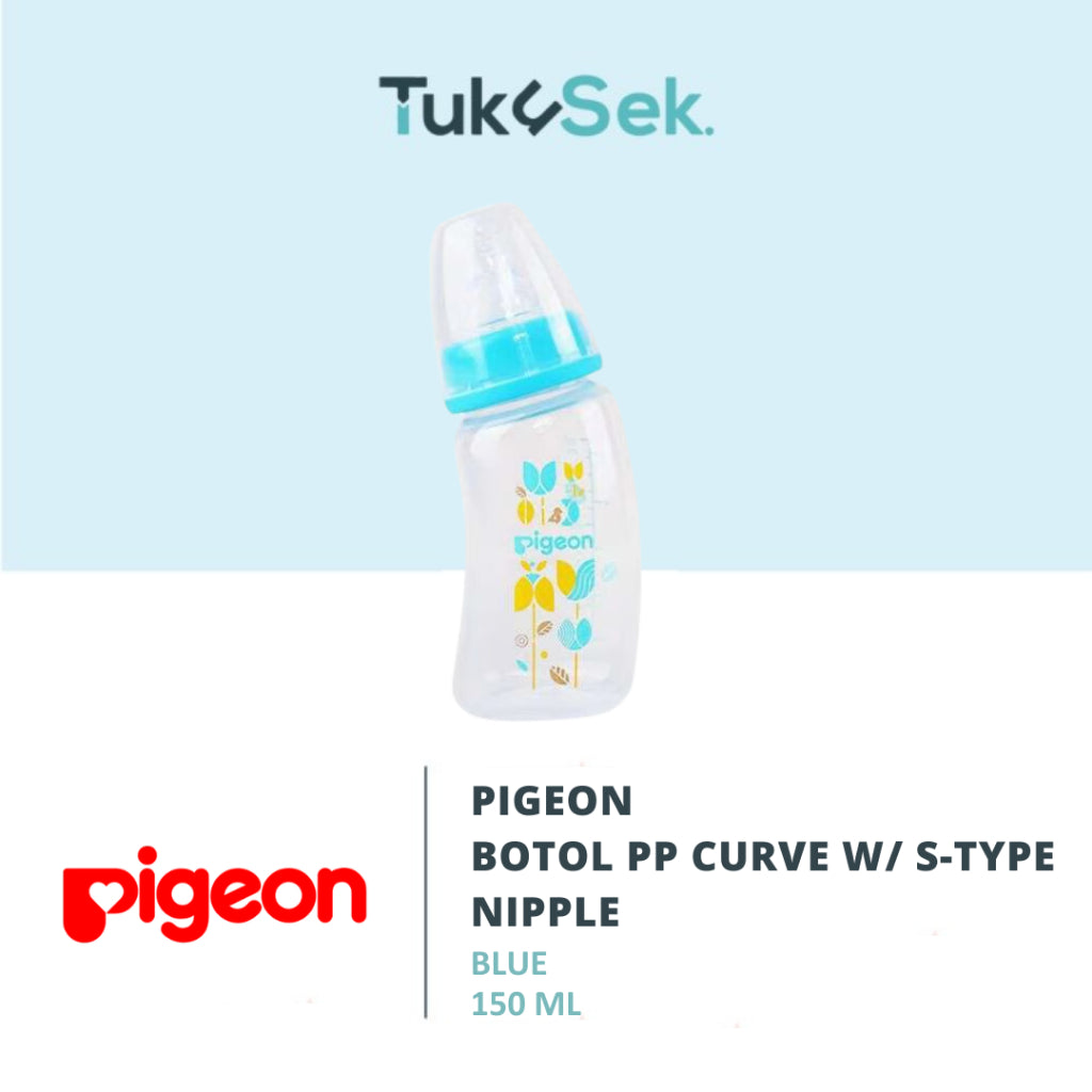 Pigeon Botol PP Curve 150ml with S-Type Nipple