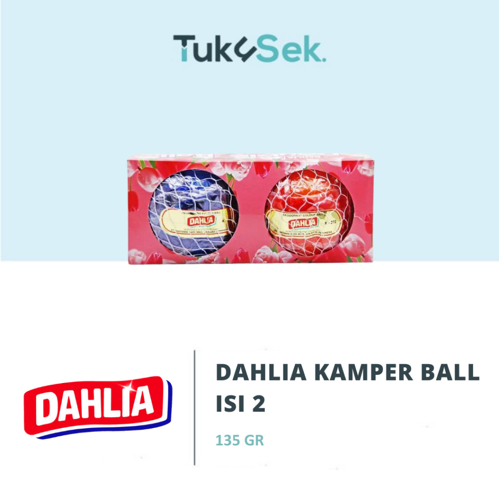 DAHLIA Kamper Ball 135gr isi 2