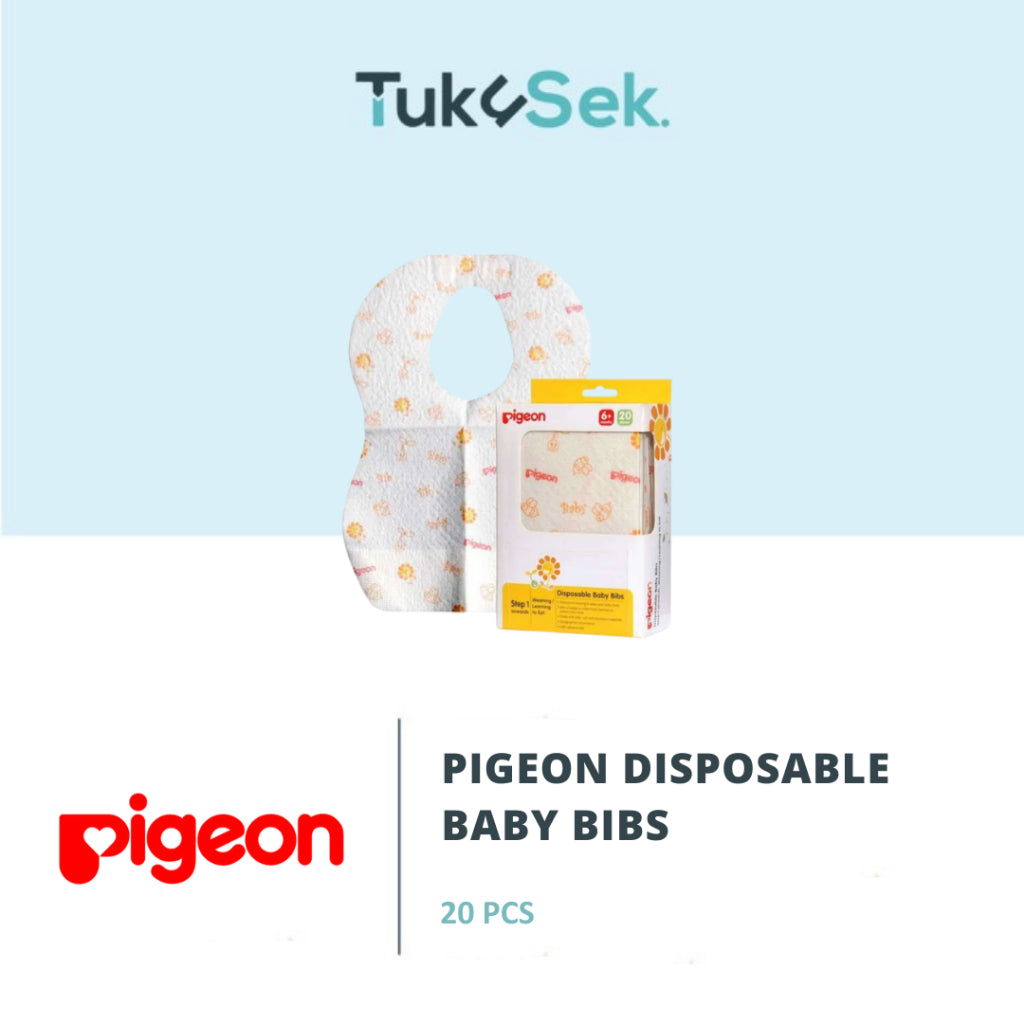 PIGEON Disposable Baby Bibs 20 Pcs