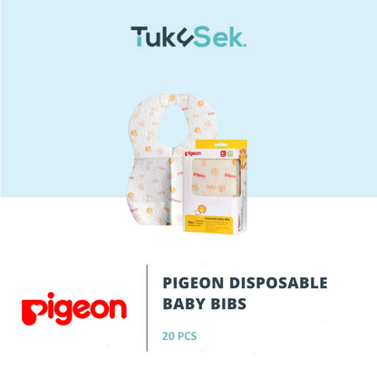 PIGEON Disposable Baby Bibs 20 Pcs