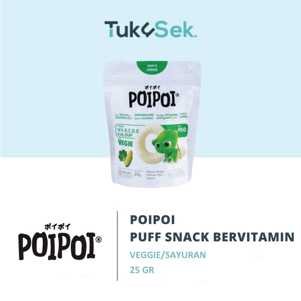 POIPOI Puff Snack 25g (1 tahun+)
