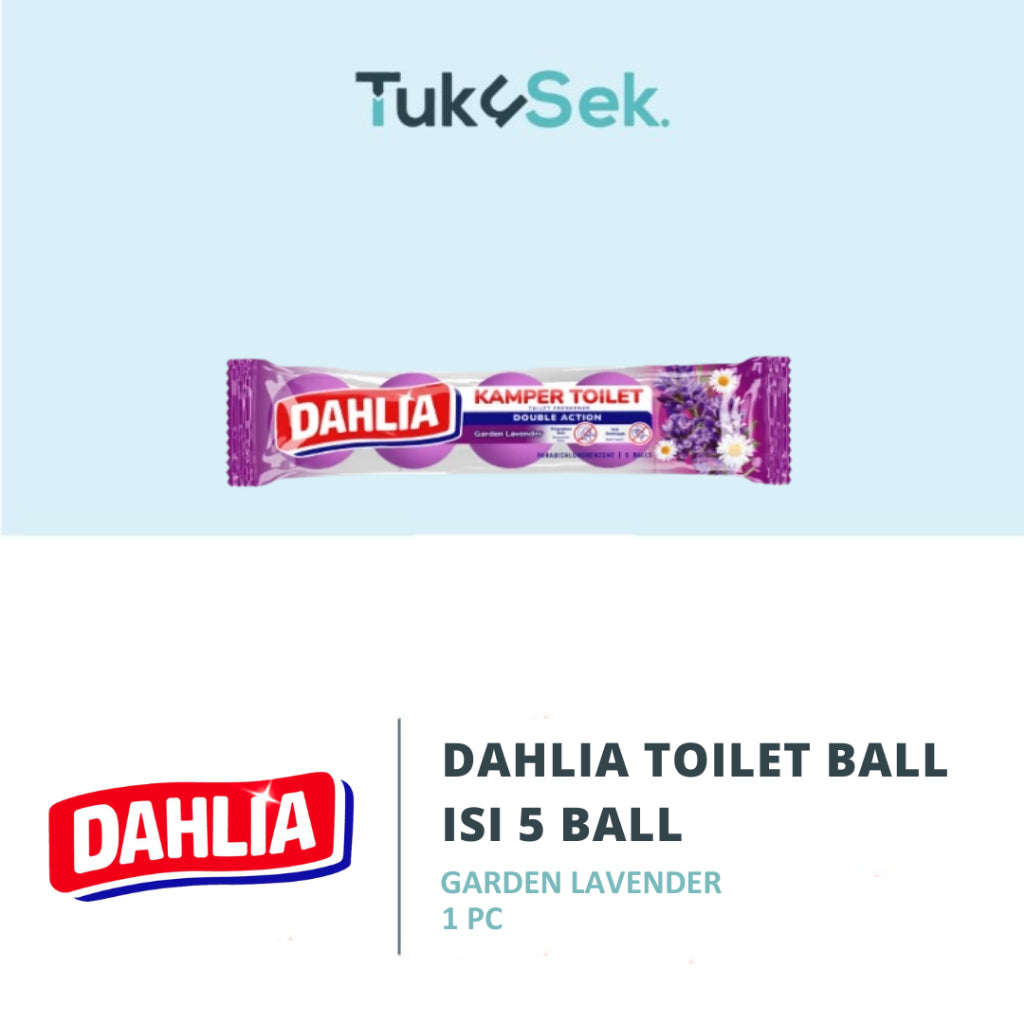 DAHLIA KAMPER TOILET 5 BALL GARDEN LAVENDER 200gr