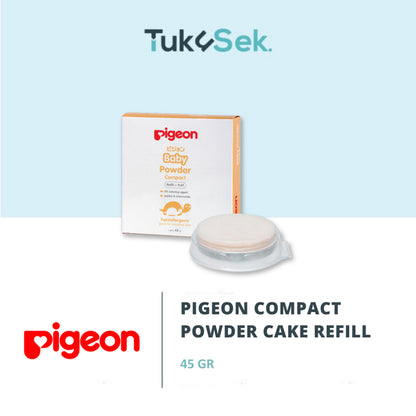 PAKET PIGEON BEDAK PADAT POWDER CAKE CHAMOMILE 45Gr