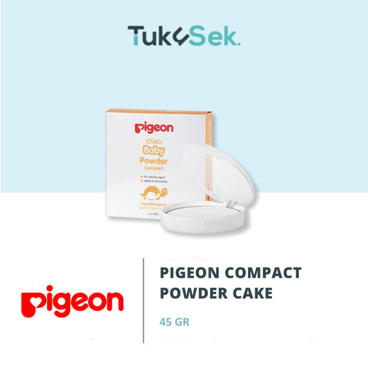 PAKET PIGEON BEDAK PADAT POWDER CAKE CHAMOMILE 45Gr