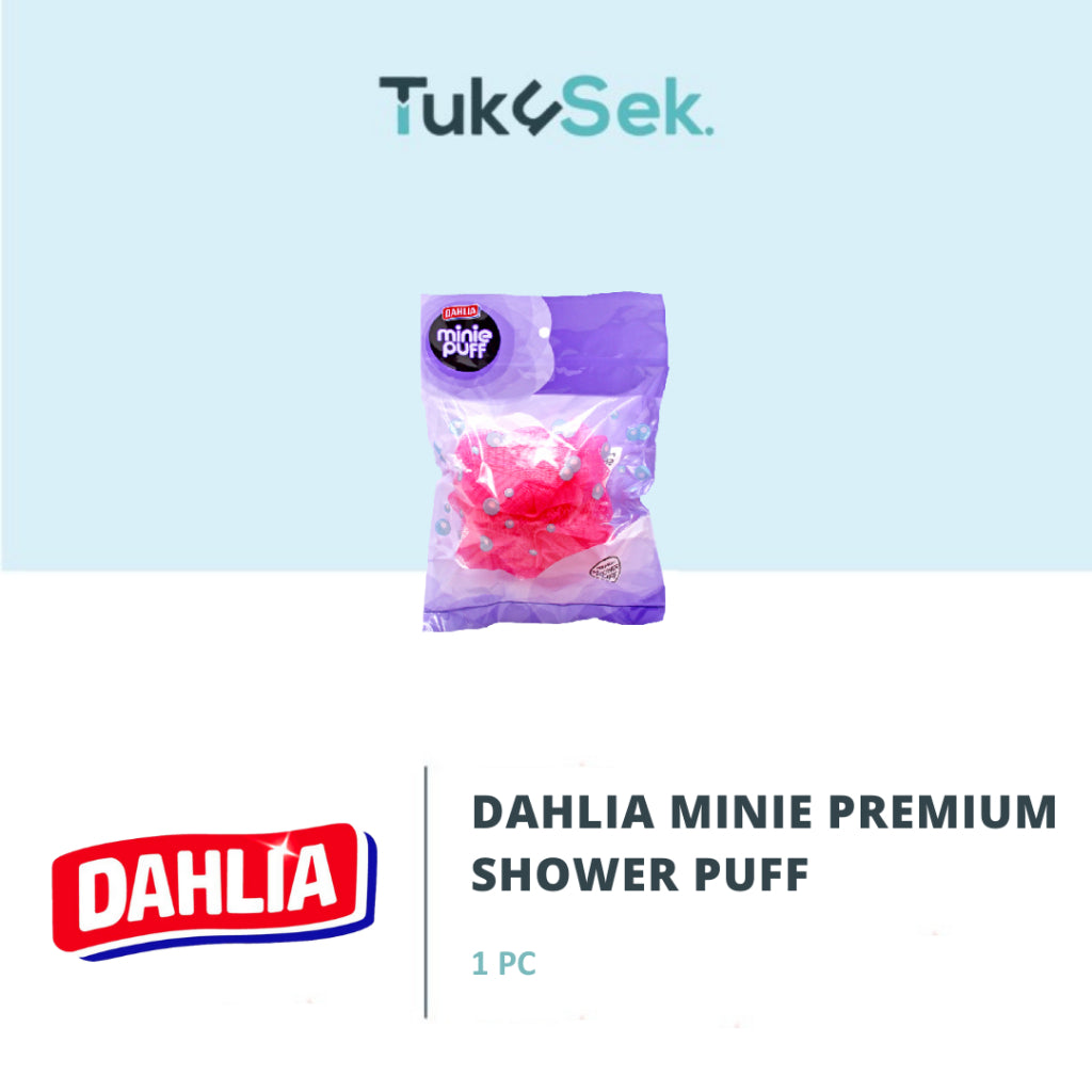 DAHLIA Minie Premium Shower Puff