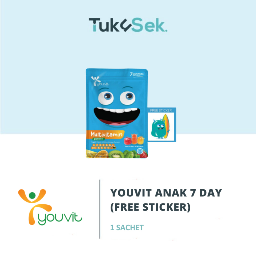 Youvit Anak 7 Day (Free Sticker)