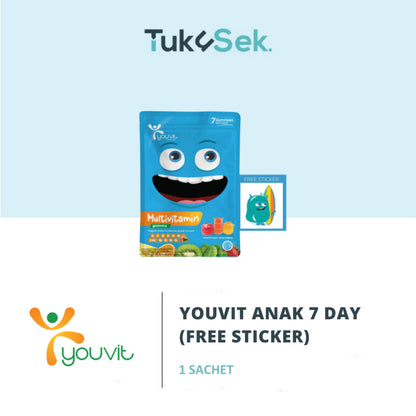 Youvit Anak 7 Day (Free Sticker)