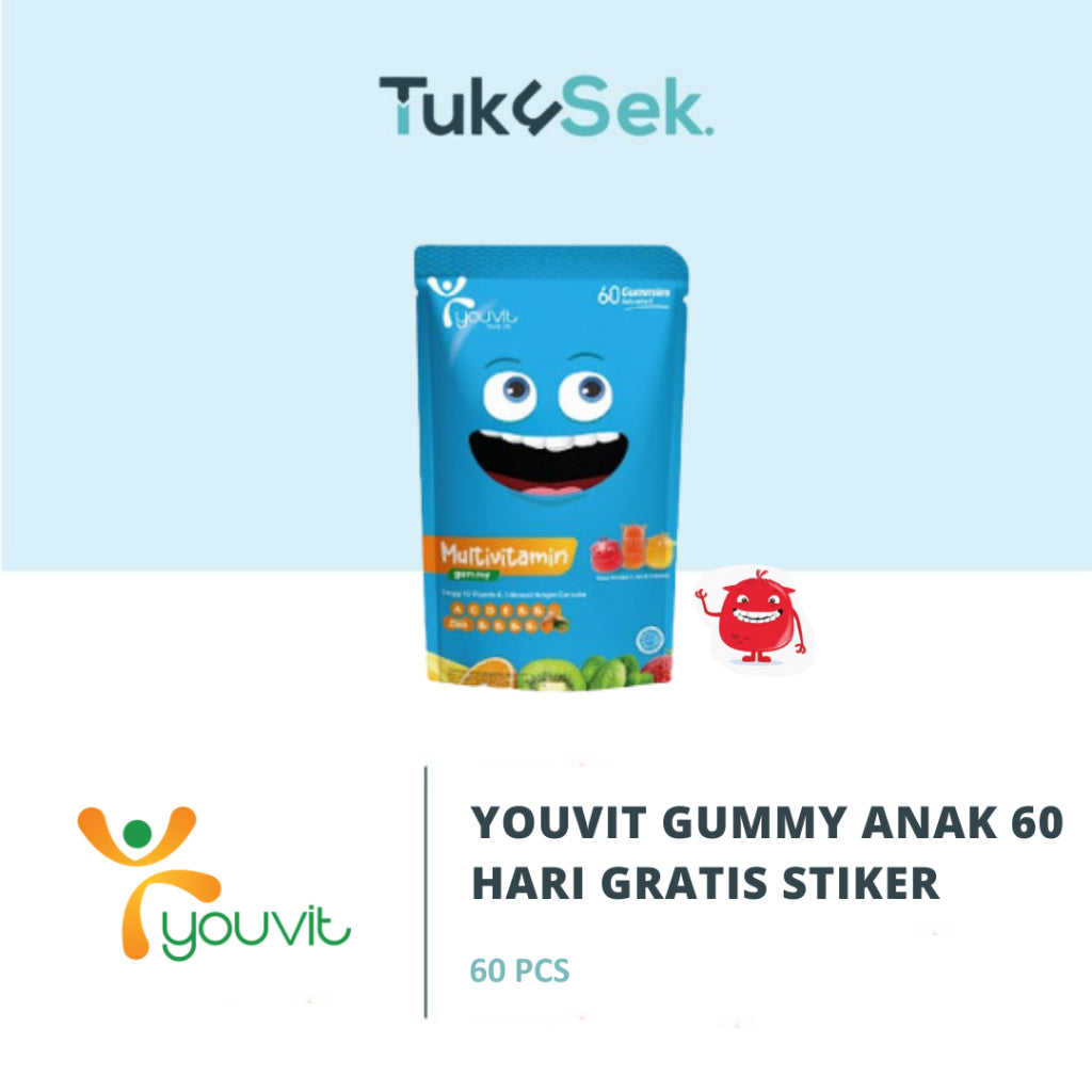 Youvit Gummy Anak 60 Hari GRATIS Stiker
