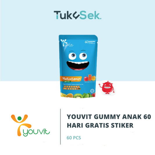 Youvit Gummy Anak 60 Hari GRATIS Stiker