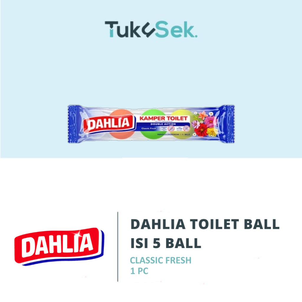 DAHLIA KAMPER TOILLET 5 BALL CLASSIC FRESH isi 5 200gr - Classic