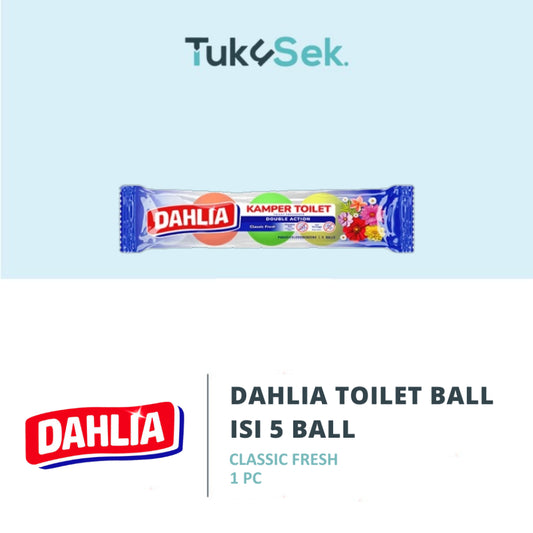 DAHLIA KAMPER TOILLET 5 BALL CLASSIC FRESH isi 5 200gr - Classic