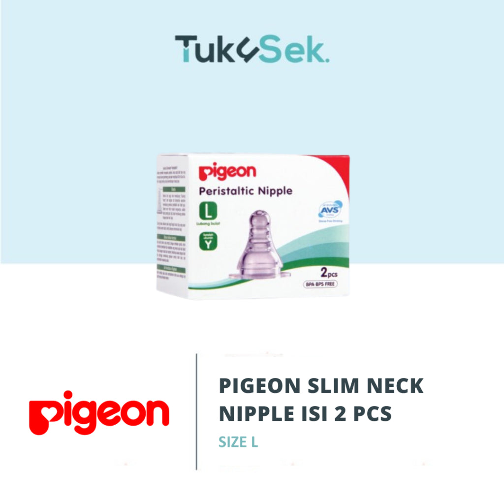 PIGEON Dot Slim Neck Size S Isi 2 Pcs / Dot Bayi