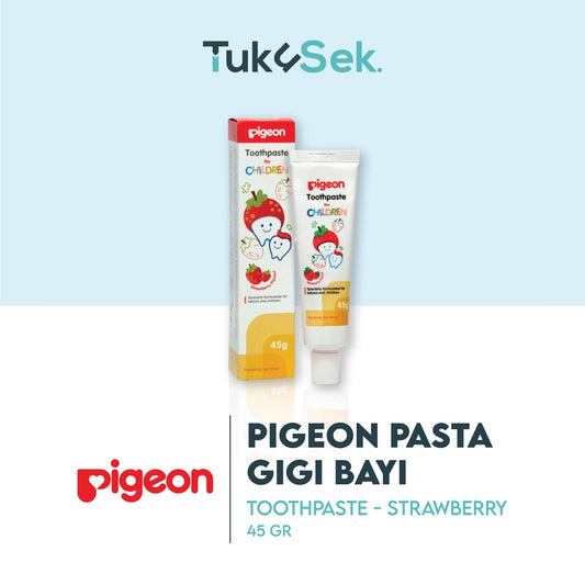 PIGEON Toothpaste 45Gr / Pasta Gigi Bayi | Oral Care Bayi | Halal