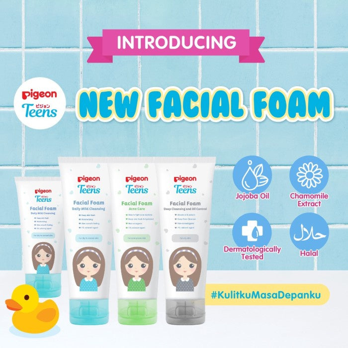 PIGEON TEENS Facial Foam Daily Mild Cleansing 100 ml