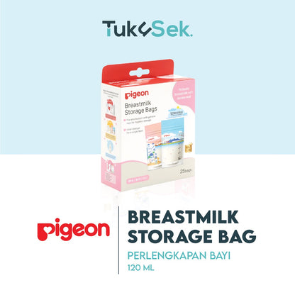 PIGEON BREASTMILK STORAGE BAG | KANTONG ASI ANTI BOCOR