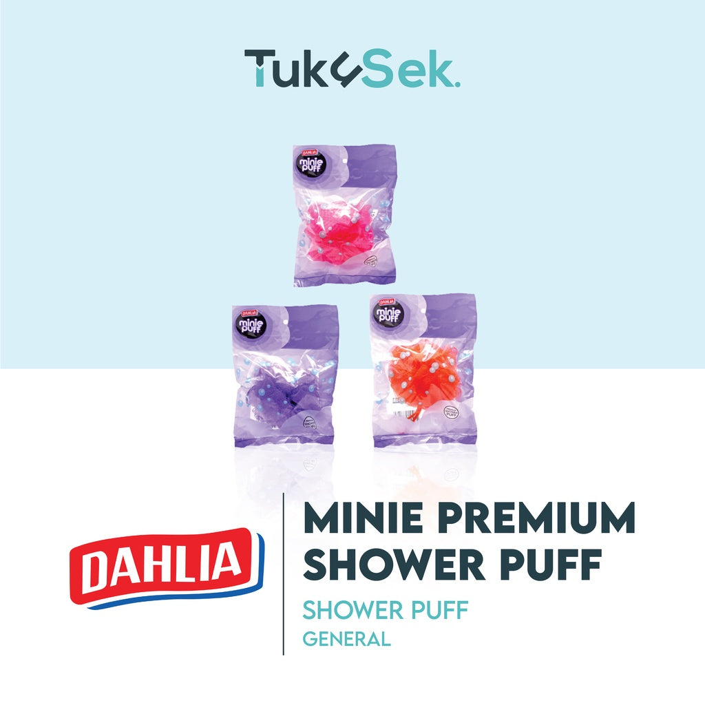 DAHLIA Minie Premium Shower Puff - General