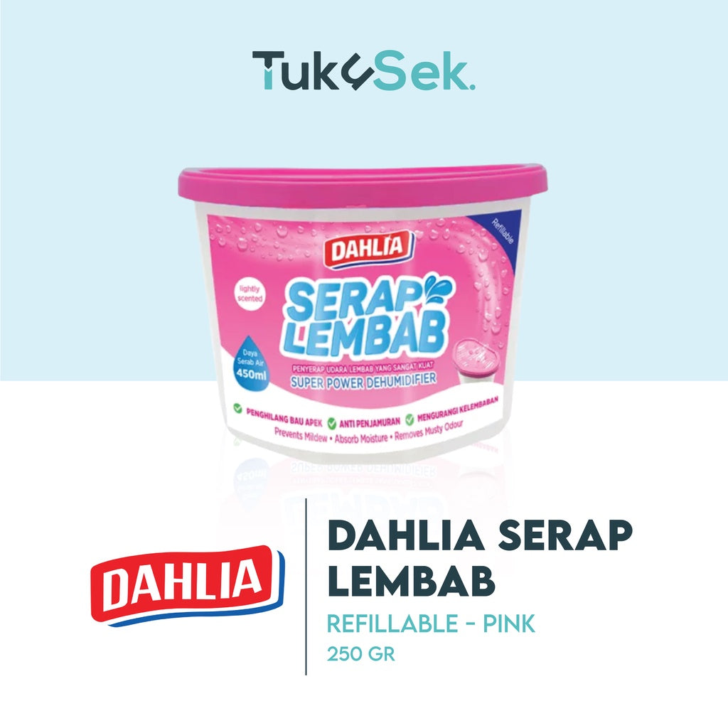 DAHLIA Serab Lembab Refillable 250gr - Pink