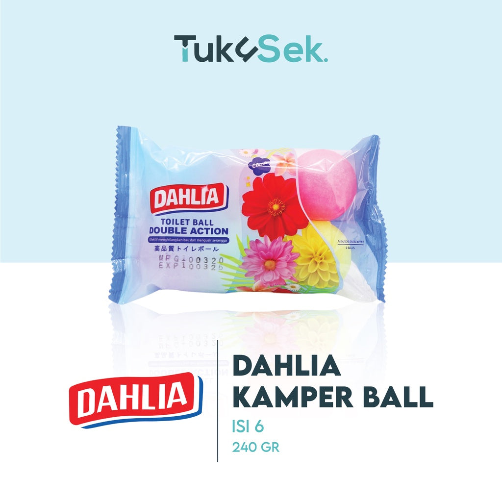 DAHLIA Kamper Ball Toilet  isi 6 240gr