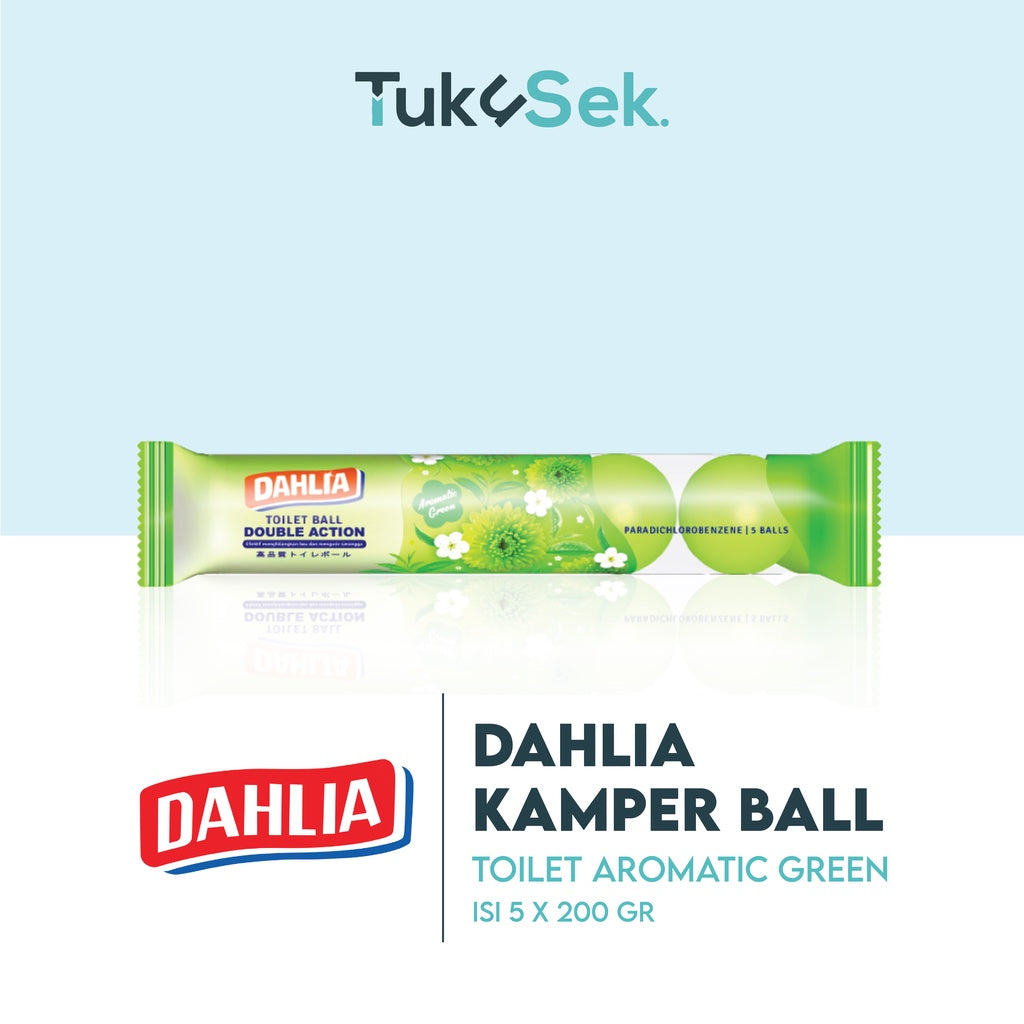 DAHLIA Kamper Ball Toilet Aromatic Green isi 5 200gr