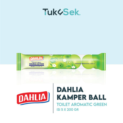 DAHLIA Kamper Ball Toilet Aromatic Green isi 5 200gr