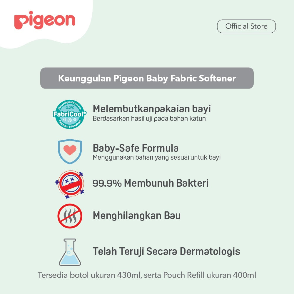 PIGEON Baby Fabric Softener | Pelembut Pelembut Pakaian Bayi