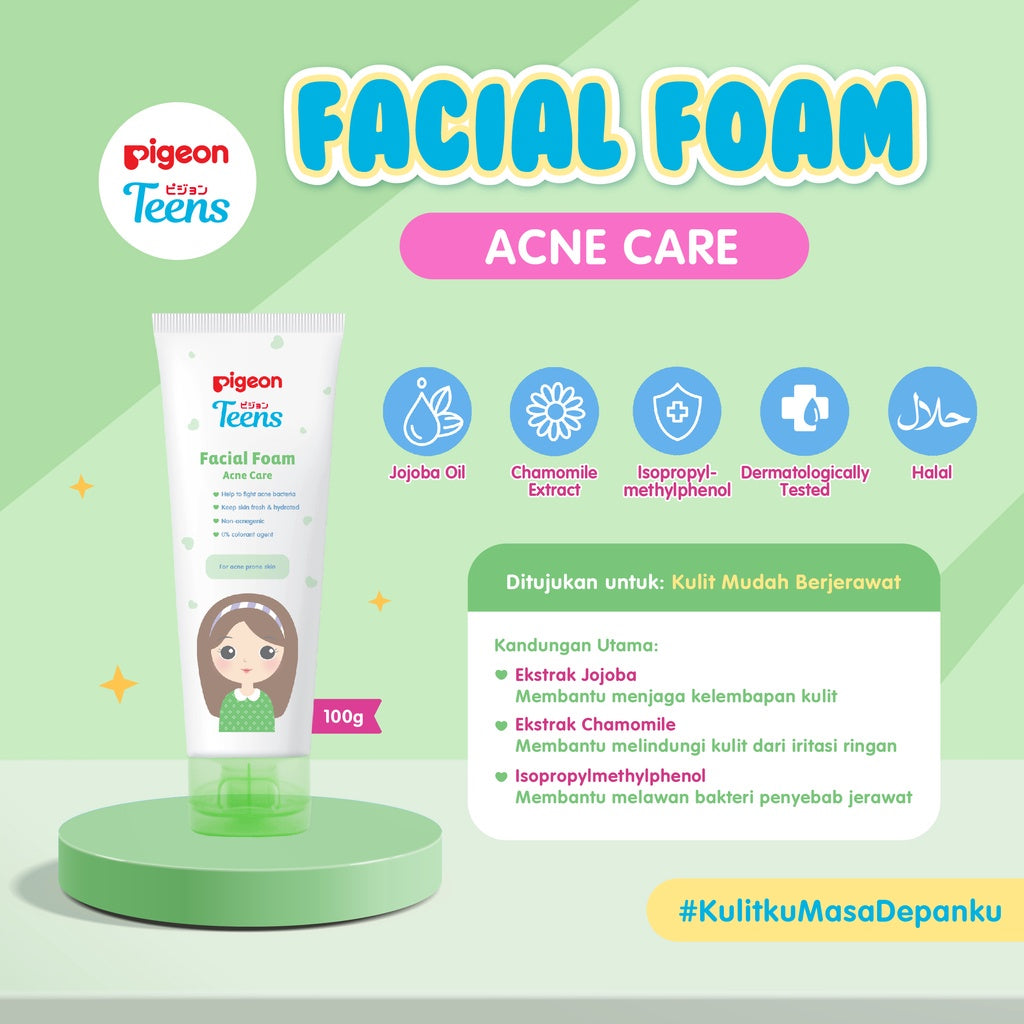 Pigeon Teens Facial Foam Acne Care 40Ml