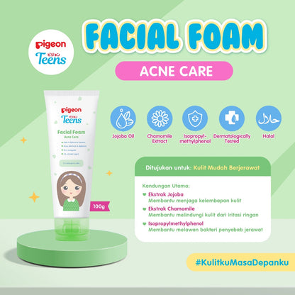 Pigeon Teens Facial Foam Acne Care 40Ml