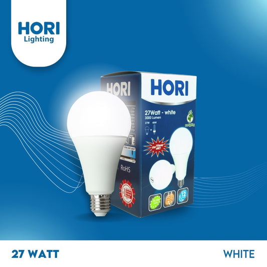 HORI Lampu LED Bulb Bohlam 27 Watt - Putih