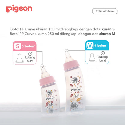 Pigeon Botol PP Curve 250ml with S-Type Nipple