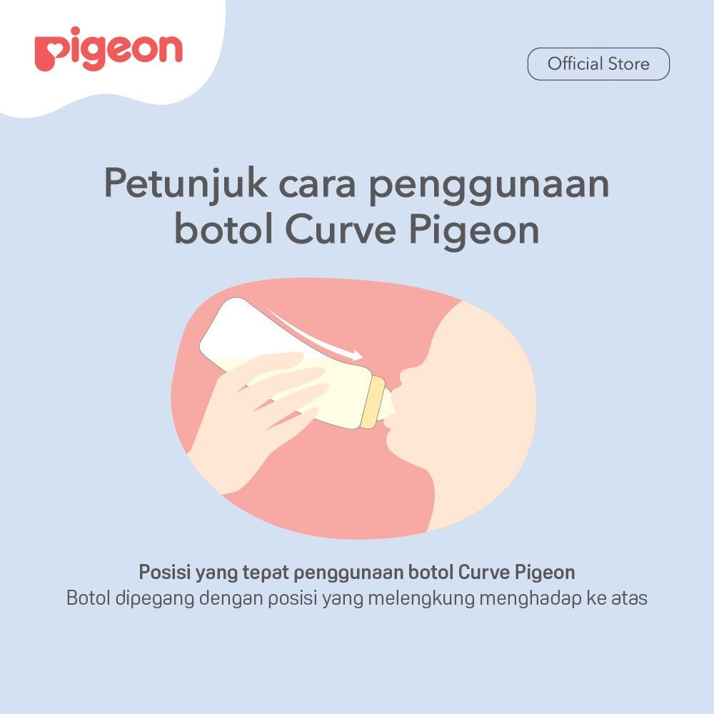 Pigeon Botol PP Curve 250ml with S-Type Nipple