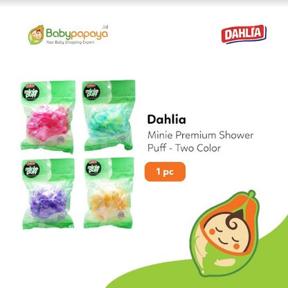 DAHLIA Minie Premium Shower Puff