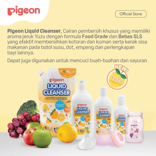 PIGEON Liquid Cleanser Yuzu | Cairan Pembersih | Pembersih Alat Makan Bayi
