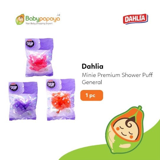 DAHLIA Minie Premium Shower Puff