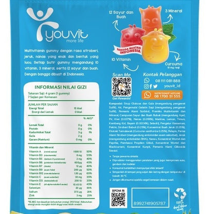 Youvit Gummy Anak 60 Hari GRATIS Stiker