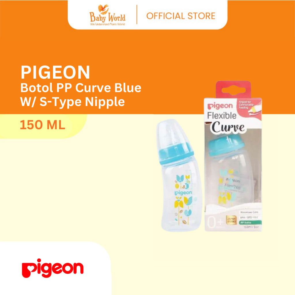 Pigeon Botol PP Curve 150ml with S-Type Nipple