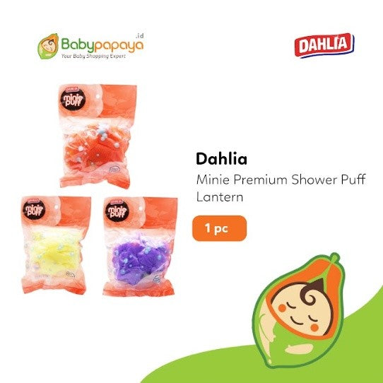 DAHLIA Minie Premium Shower Puff