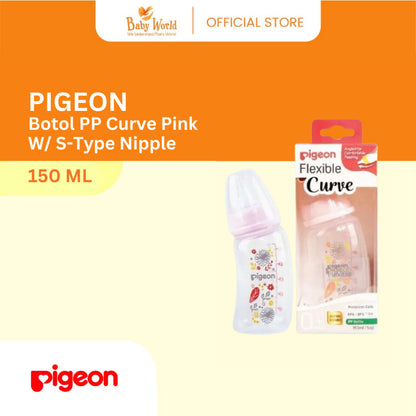 Pigeon Botol PP Curve 150ml with S-Type Nipple