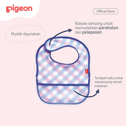 PIGEON 2 Way Baby Bibs - Check